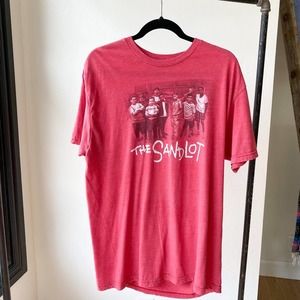 THE SANDLOT Unisex Red The Sandlot Movie Crew Neck Short Sleeve Graphic Tee sz L